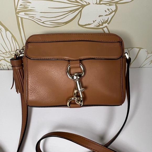 Rebecca Minkoff Handbags - Rebecca Minkoff Brown Leather Crossbody with Gold Hardware